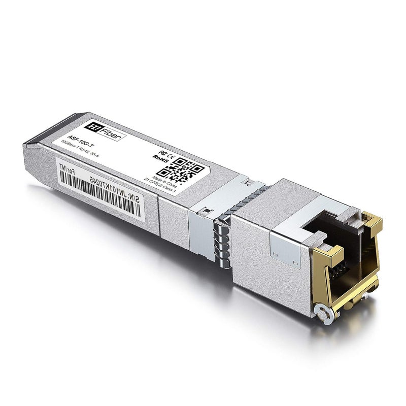 HYFIBER 10Gb SFP+ RJ45 Module, 10Gbase-T Ethernet SFP+ Copper Transceiver Support 10G/5G/2.5G/1.25G, Compatible with Cisco SFP-10G-T-S,Ubiquiti UF-RJ45-10G, UniFi, TP-Link, Meraki, MikroTik, 30m - Image 5